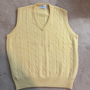 Deans of Scotland Cable Knit Wool Men’s Vest Size 44